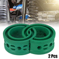 2X Green Coil Spring Rubber Buffer for Ford, Chevy (Universal B+ Type)