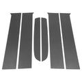 Set of 6 Door Pillar Window Trim for Ford Ranger (Carbon Fiber)