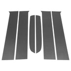 Set of 6 Door Pillar Window Trim for Ford Ranger (Carbon Fiber)