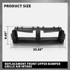 Front Bumper Upper Grille Air Intake for Ford Escape (2020–2022)