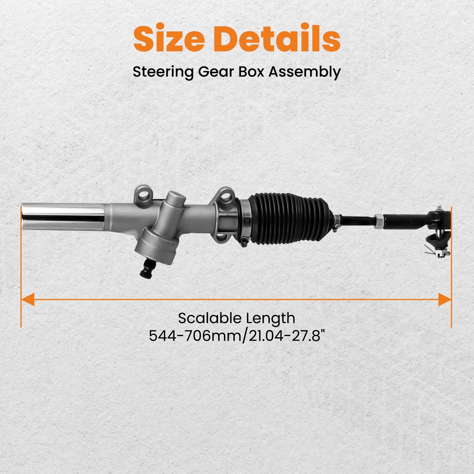 Steering Gear Box Assembly for EZGO Golf Cart (2001-2019)