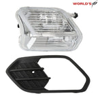 Front Bumper Fog Light Assembly for Ford Escape (2017–2019) with Black Cover