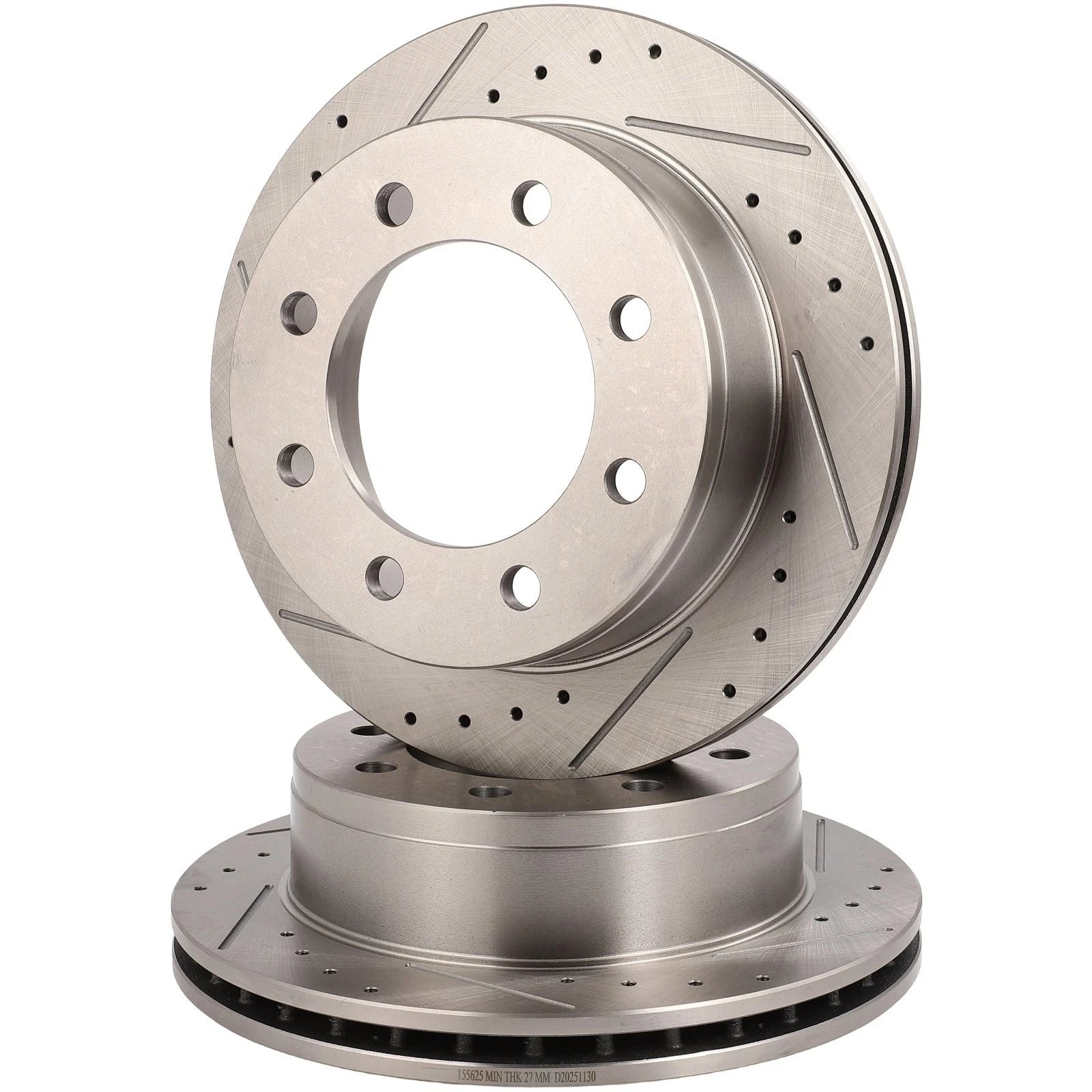Rear Drilled Slotted Brake Rotors for Chevrolet Silverado 2500, GMC Yukon XL 2500