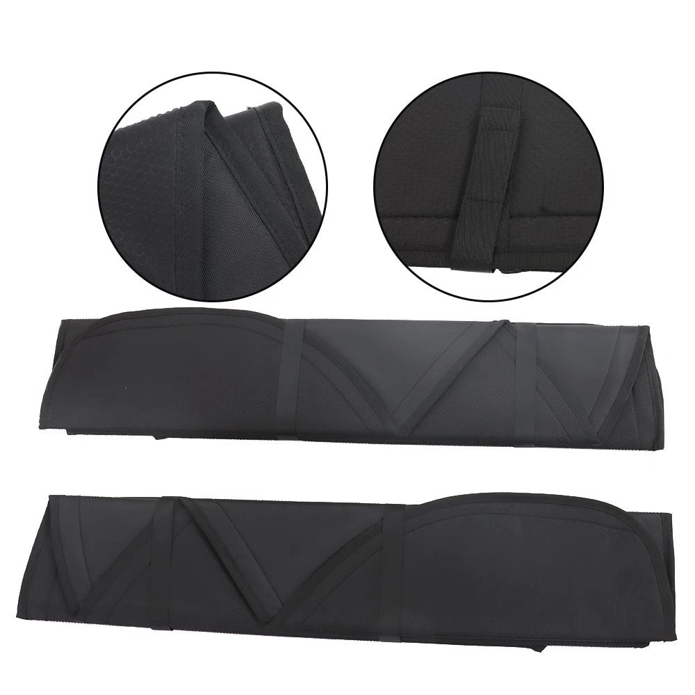 Set of 2 Blackout Front Door Window Covers for Ford Transit Van (2015–2022)