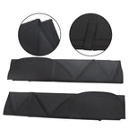Set of 2 Blackout Front Door Window Covers for Ford Transit Van (2015–2022)