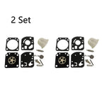 Set of 2 Carburetor Gasket Kit for Zama RB-115 C1U-W18 C1U-W18A C1U-W24