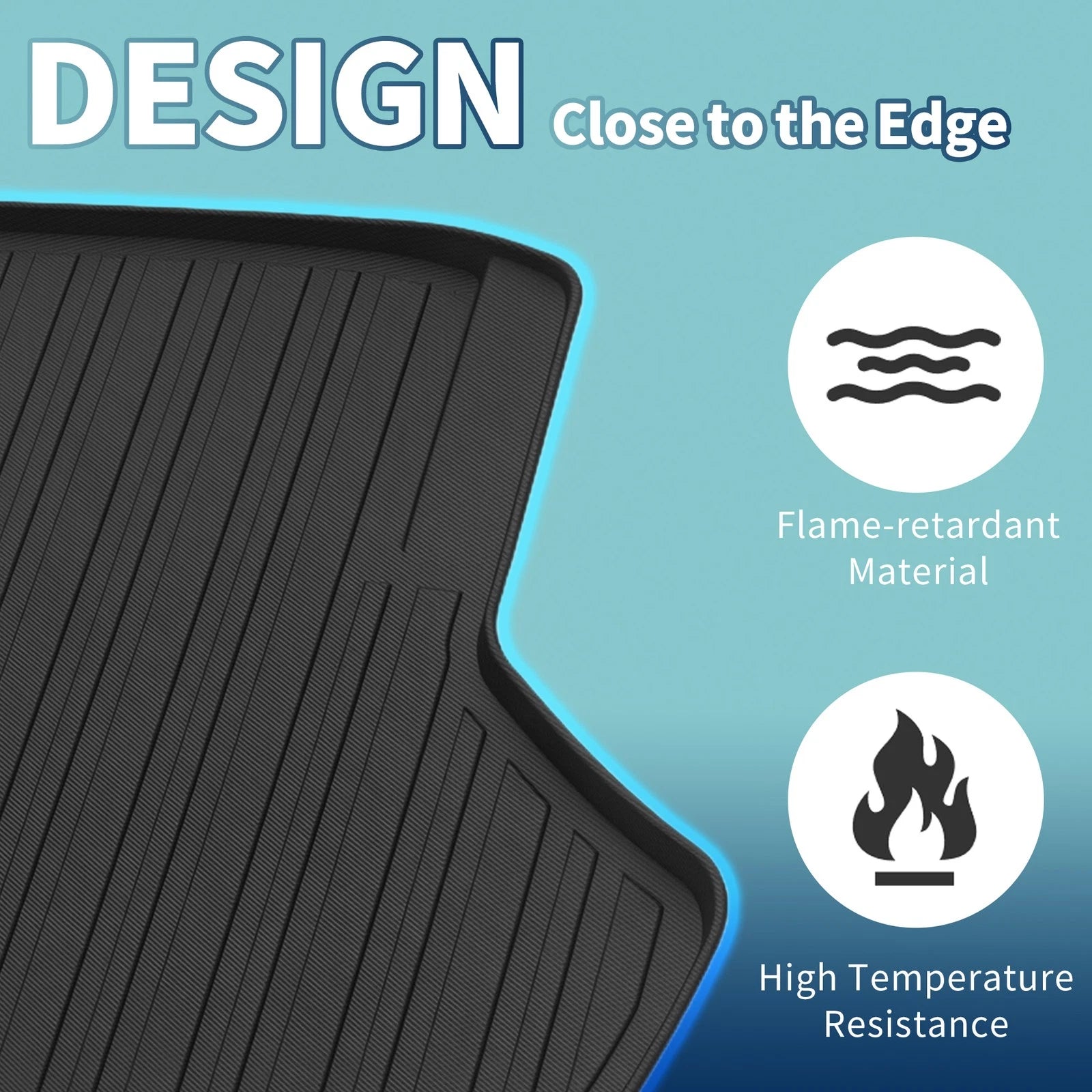 Flat Face Cargo Liner Rear Trunk Mat for Honda Civic (2022–2024) TPE