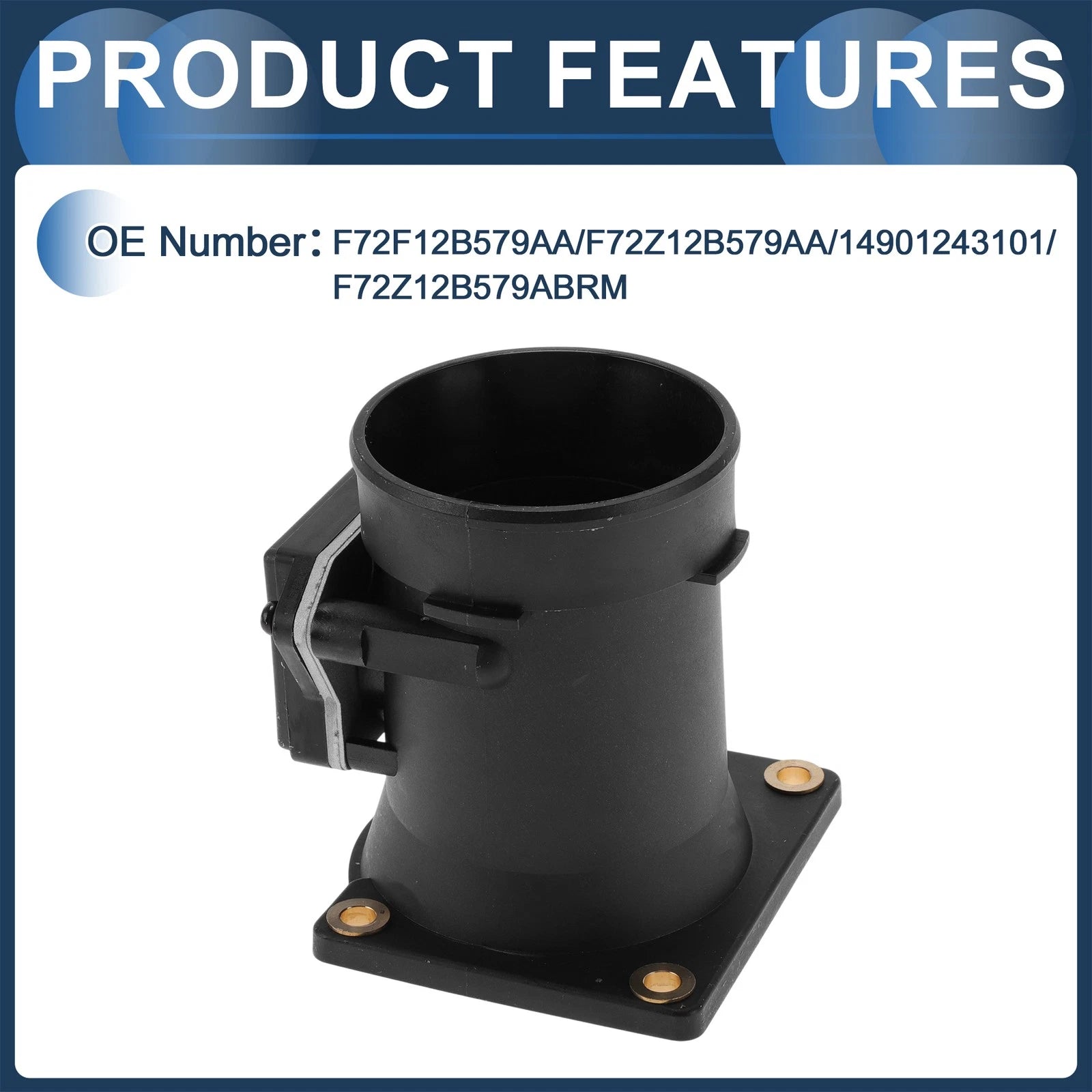 Mass Air Flow Sensor Assembly No.F72F12B579AA for Ford Windstar (1998)