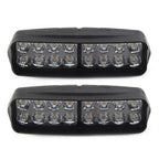 16-LED Motorcycle Headlight Fog Light 2400Lm for UTV ATV