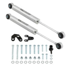 Front Dual Steering Stabilizer for Jeep Wrangler TJ/LJ 4WD 1997-2006