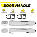Set of 2 Chrome Front Door Handle Assembly Outside for Chevrolet GMC (22923598)