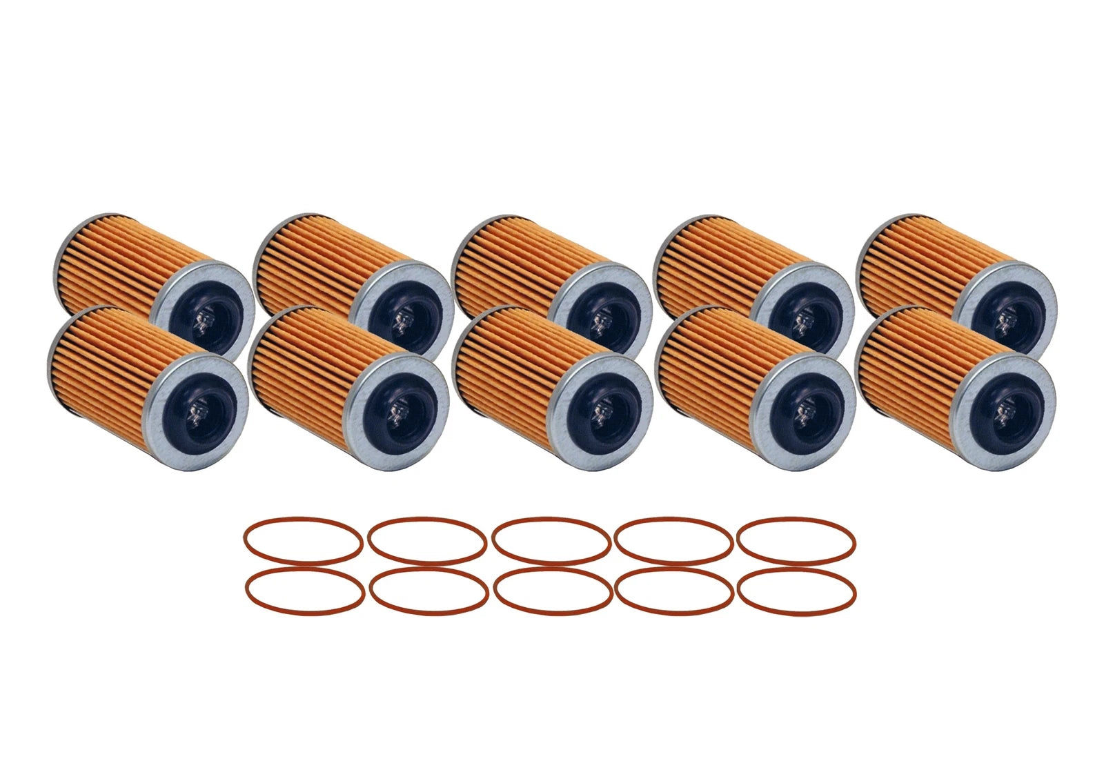 Set of 10 Engine Oil Filters for Cadillac Chevy GMC Pontiac Saab V6