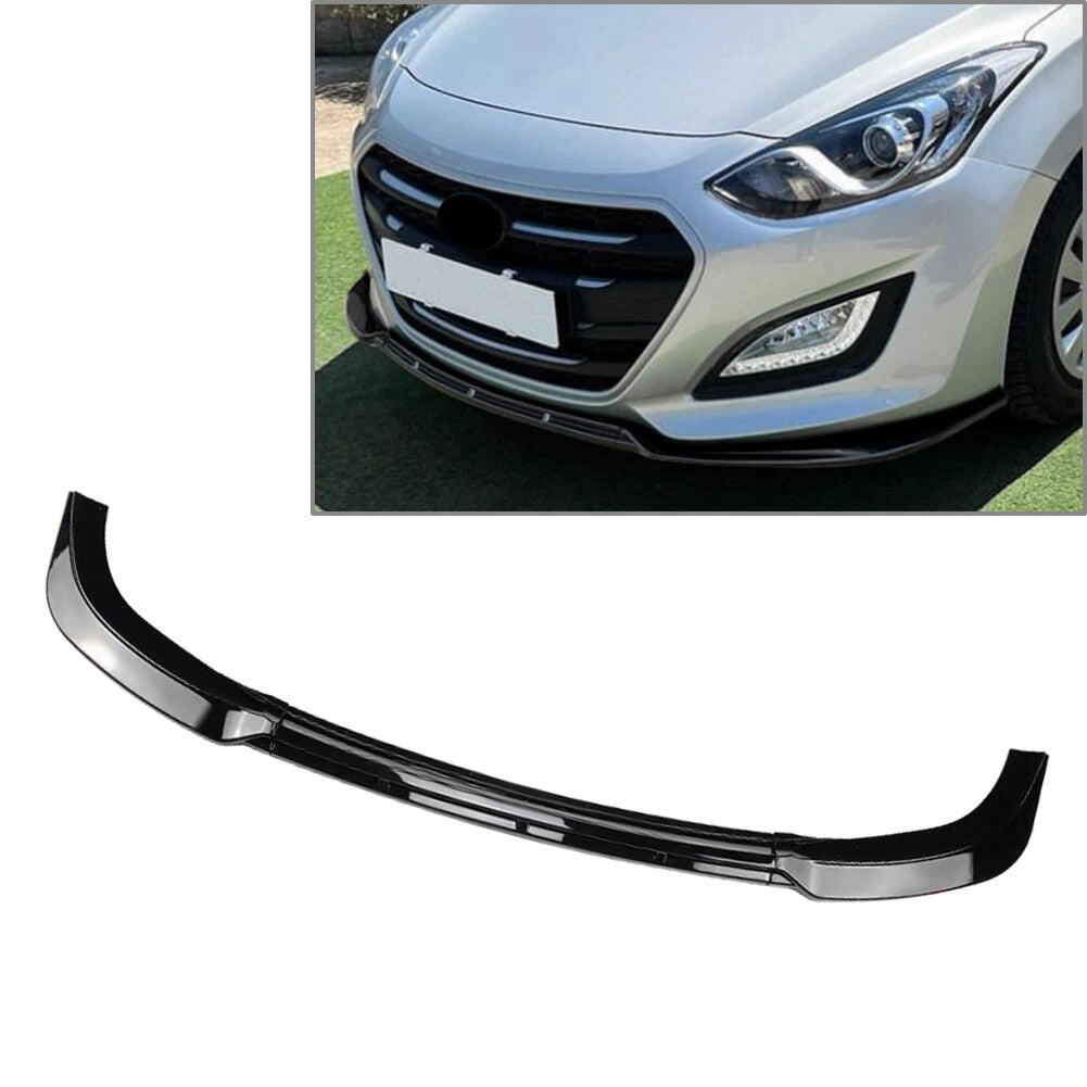 Front Bumper Lip Splitter Spoiler for Hyundai i30 MK2 MK2.5 (2012–2017)