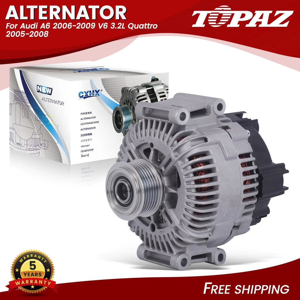 Alternator 12V 180A for Audi A6 (2005–2009)