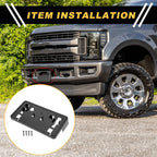 Set of 1 Front Bumper License Plate Bracket for Ford F-150 (2021–2023)