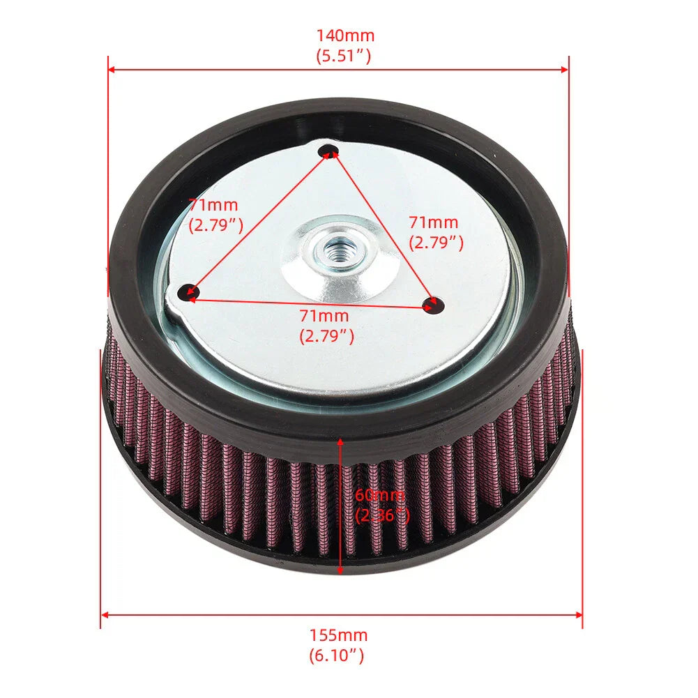 Air Cleaner Filter for Harley Softail, Touring, Trike (2008-2017)