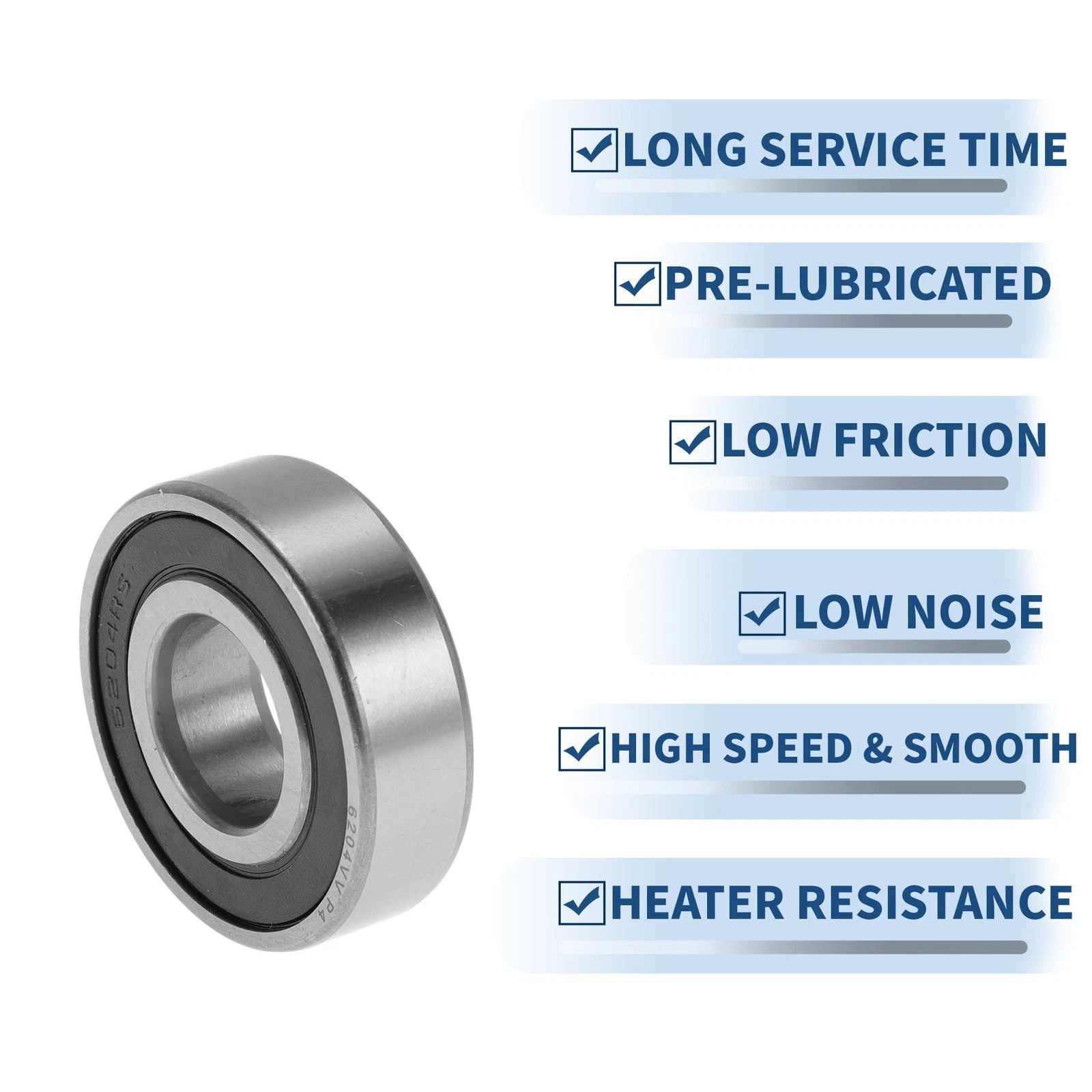 6204VV Deep Groove Ball Bearing for Various Models (20x47x14mm)