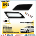 LED Bumper Side Marker Lights for Mercedes Benz C-Class (2012–2014)