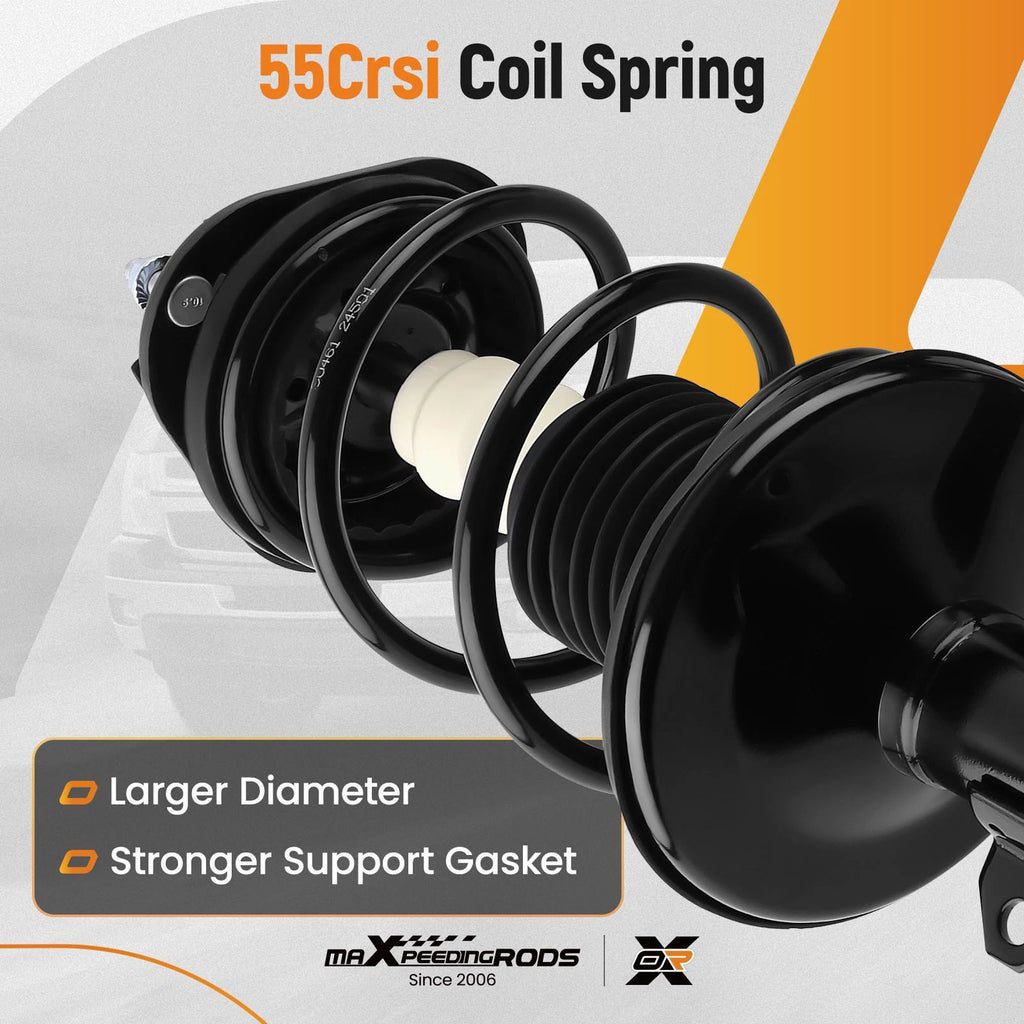 2X Front Strut Coil Spring Assembly for Toyota Corolla Matrix (2009–2013)