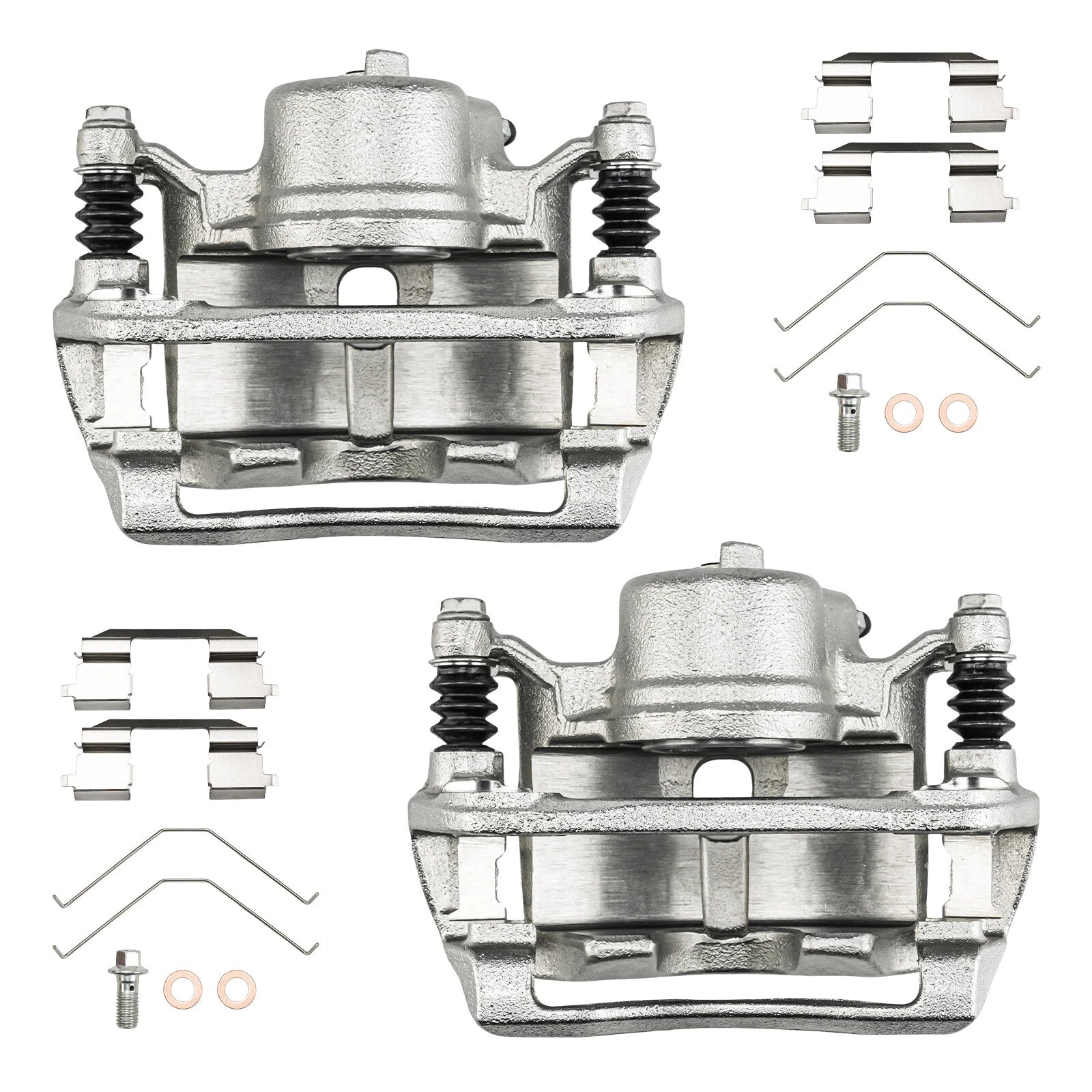 Disc Brake Caliper with Bracket for Honda CR-V 2002–2004 Element 2003–2011 Front Left & Right