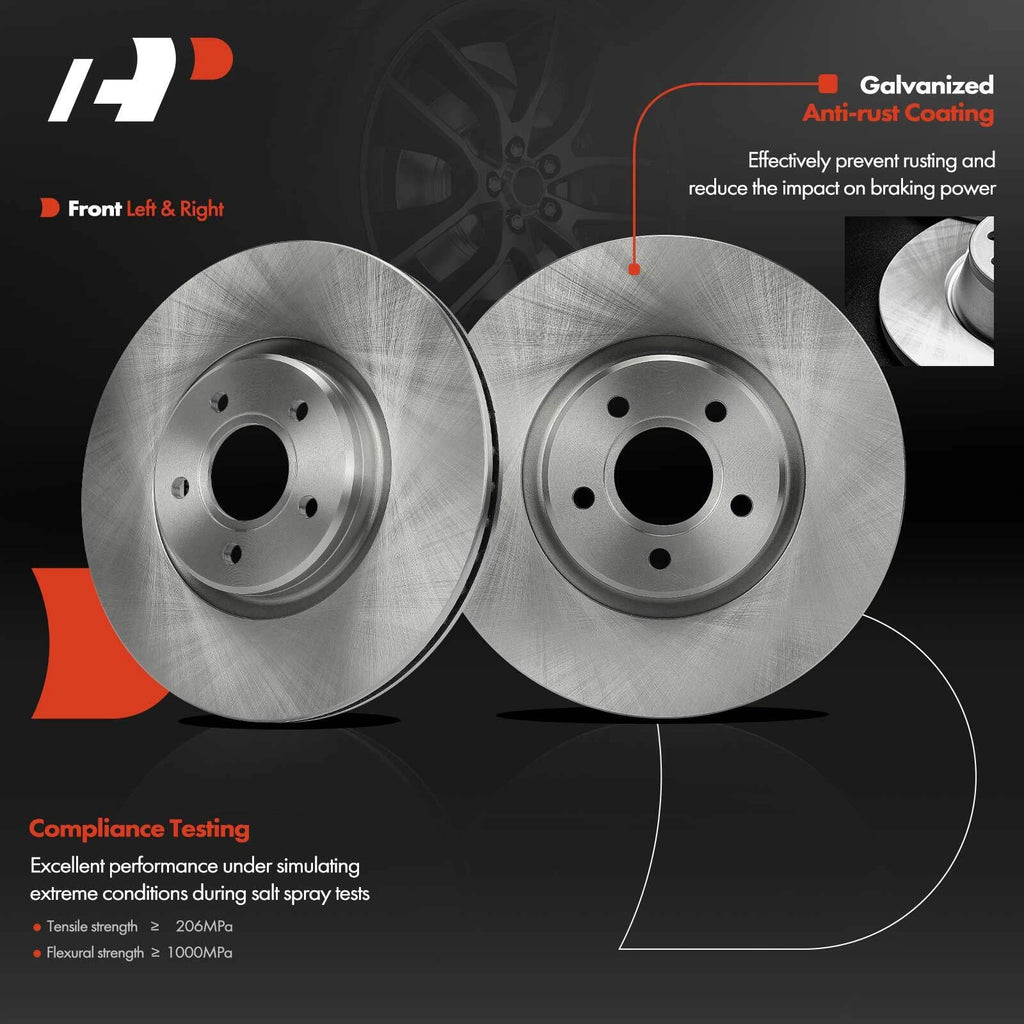 Front Side Disc Brake Rotors for Ford Escape (2013-2019)