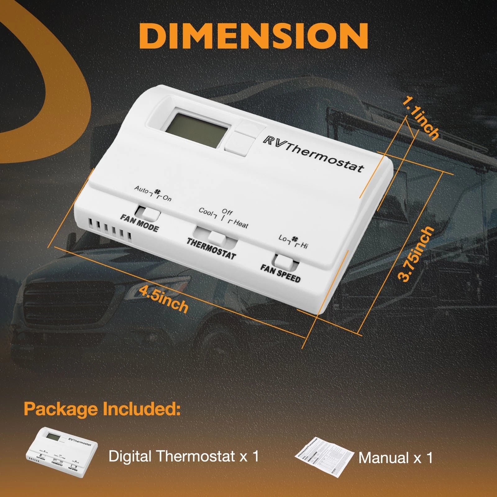 Digital Thermostat for Coleman Mach Air Conditioners (Year Range Not Specified)