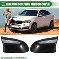 Pair Left-Right Mirror Cover for BMW F15 X5 F16 X6 (2014-2017)
