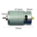 Brushed 550 Motor 25V 29000 RPM for Hobby Grade Electric Drill Tools
