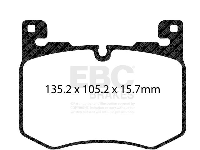 Front Brake Pad Set for Jaguar F-Pace SVR (2019–2024) QY874QH