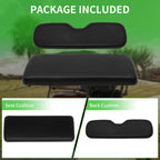 Rear Seat Cushion Set for EZGO TxT, ST, ST Sport, Valor (Black)