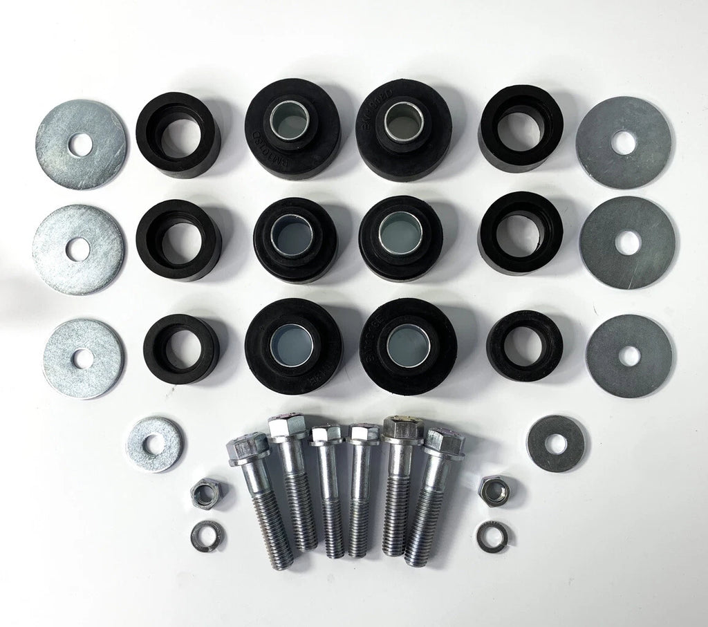 Subframe Body Mount Bushing Kit with Hardware for 1967-1972 Camaro Firebird 69-72 Nova