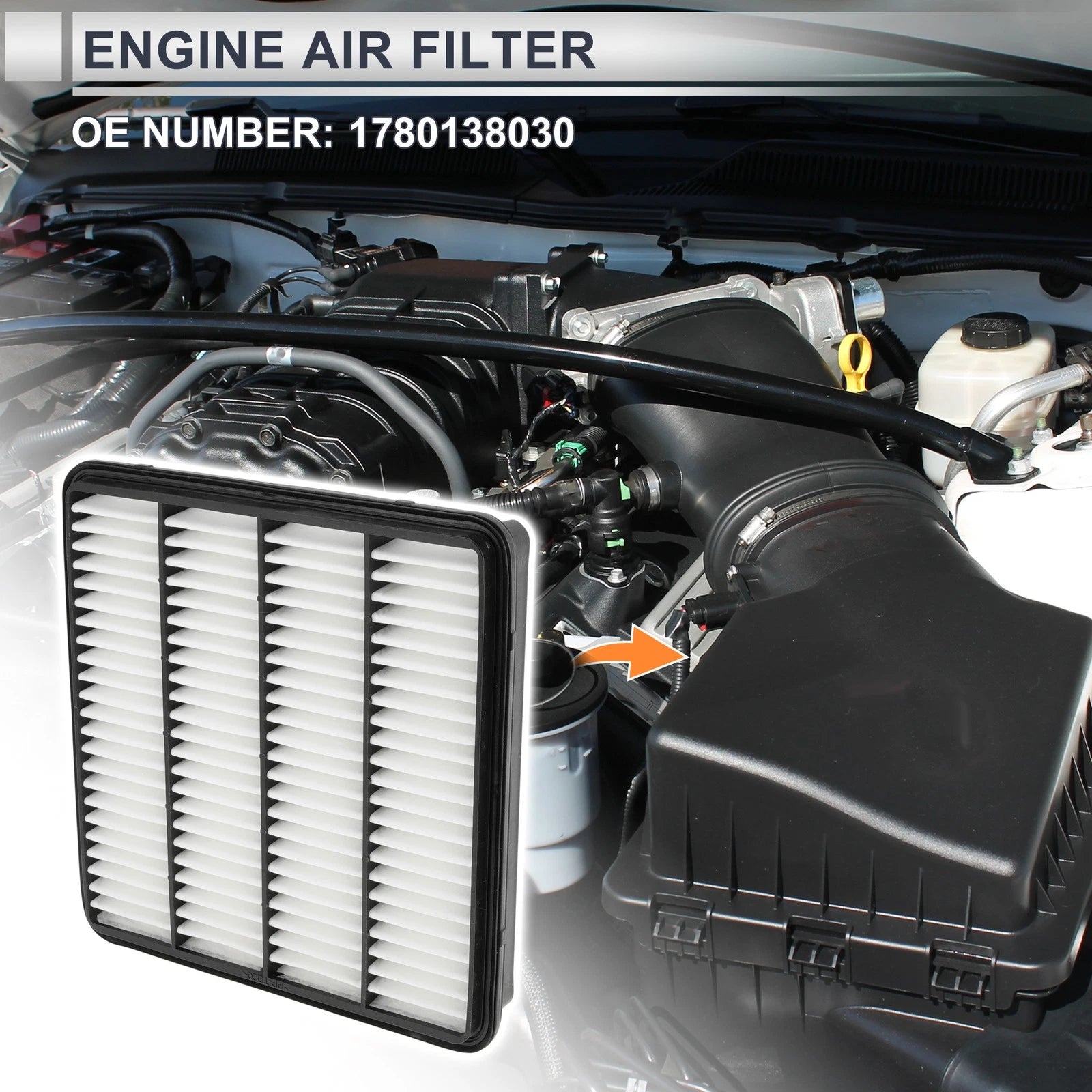 Engine Air Filter No. 1780138030 for Toyota Land Cruiser (2016–2021)