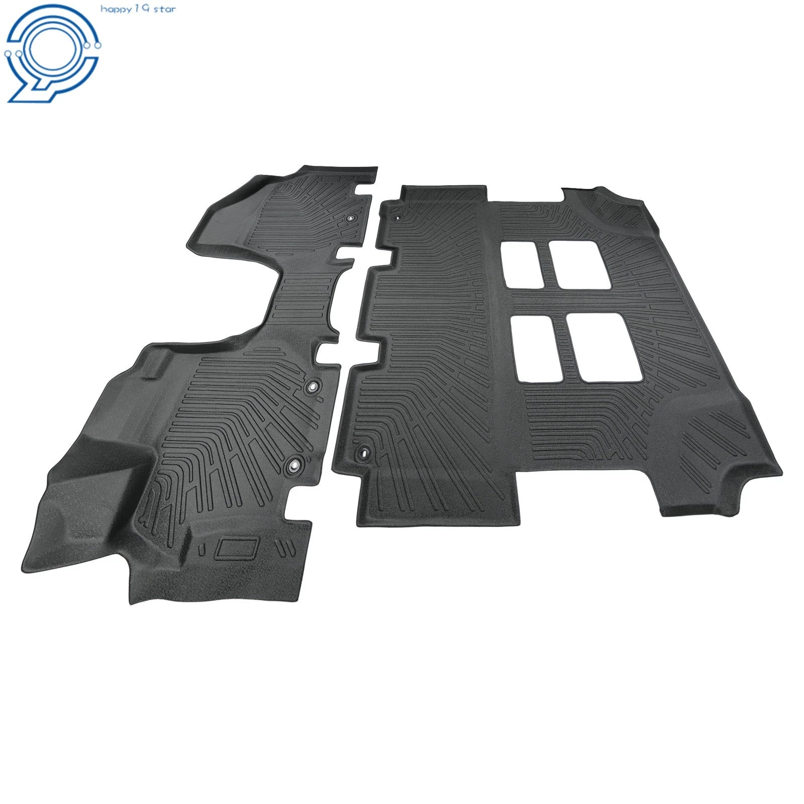 Set of 3D Molded TPE Floor Mats for Honda Odyssey (2011–2017)