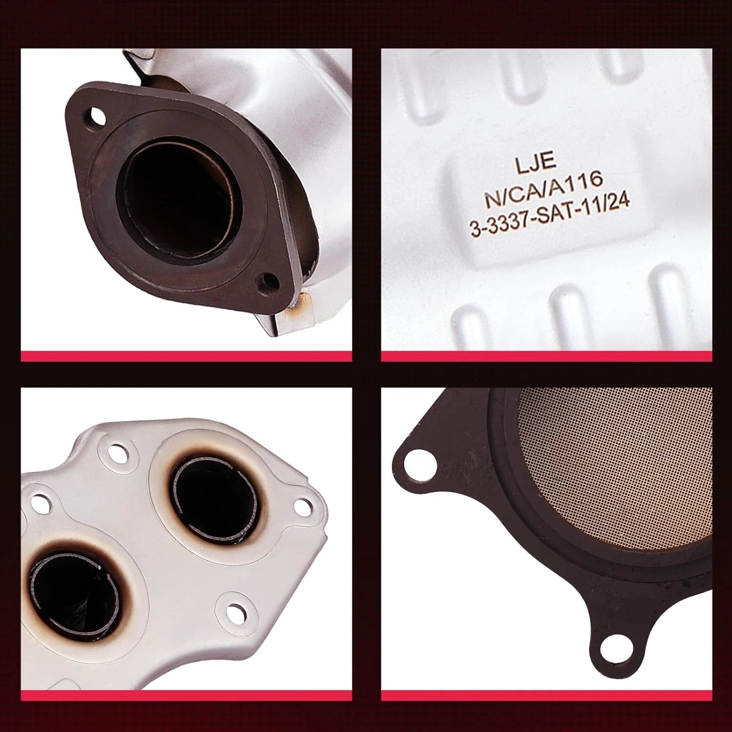 Front Catalytic Converter with Gasket Kit for Toyota V6 3.5L (2005–2018)