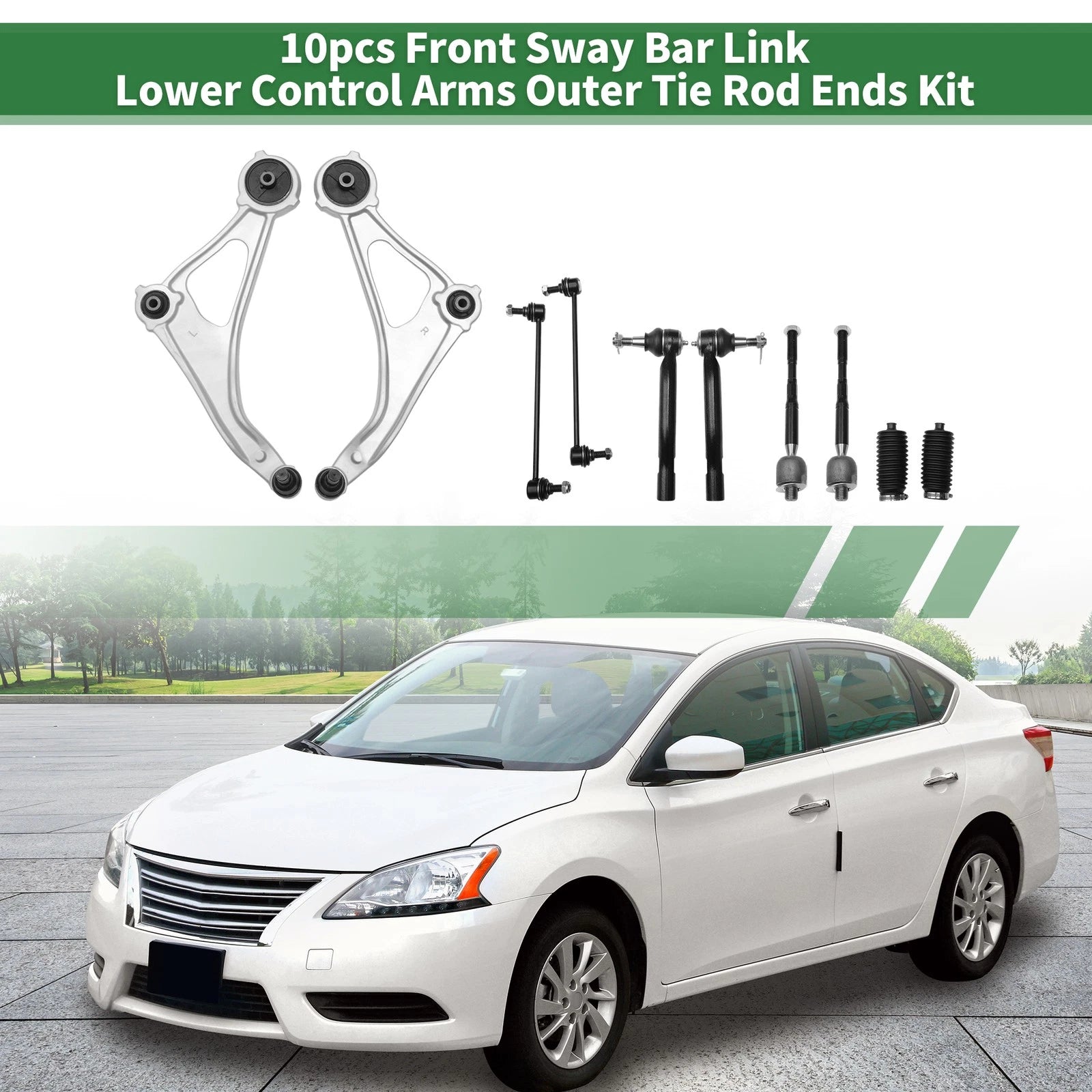 Set of 10 Front Stabilizer Bar Links for Nissan Maxima 