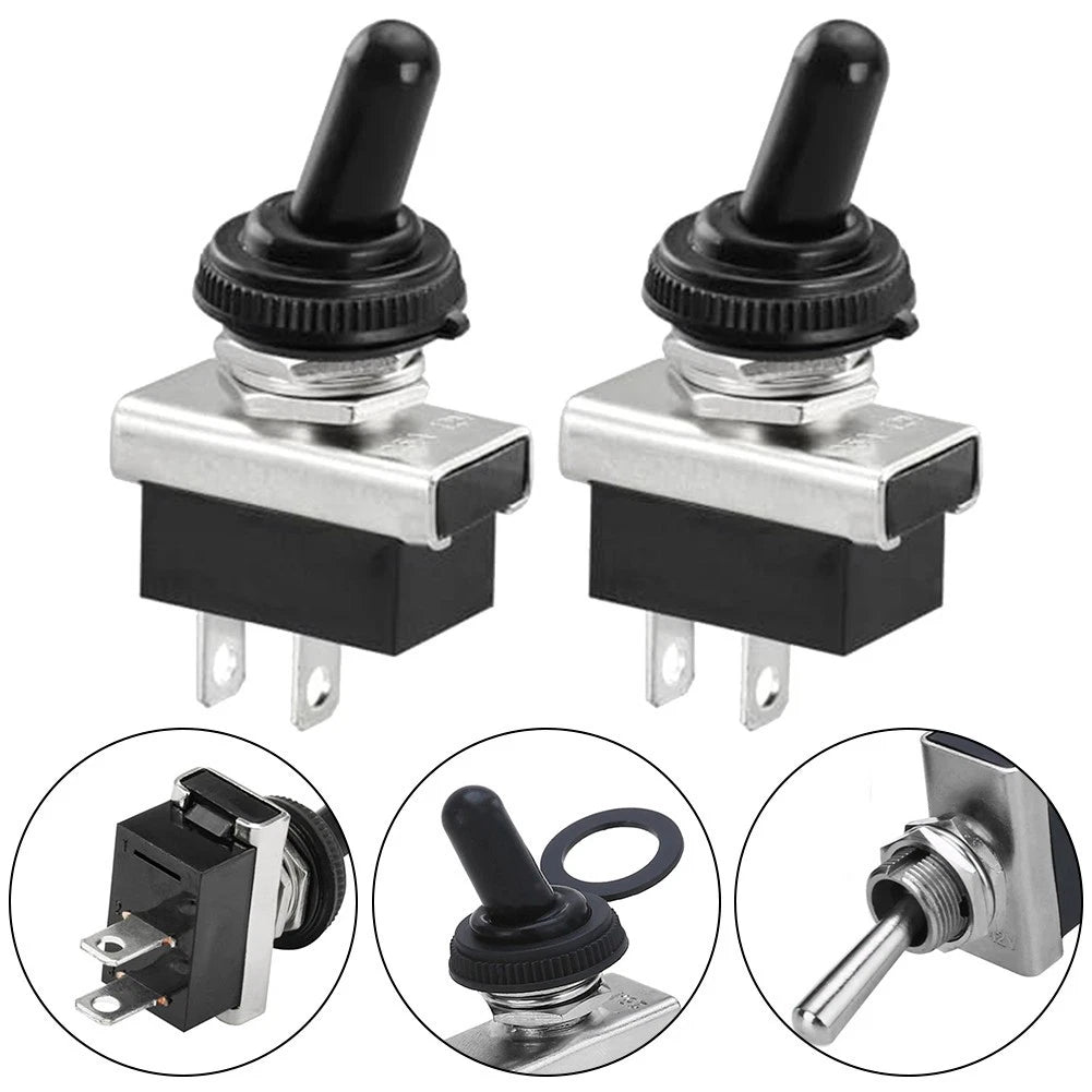 Toggle Switch Waterproof Design Set of 2 for Easy Installation