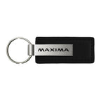 Black Leather Keychain - Officially Licensed for Nissan Maxima
