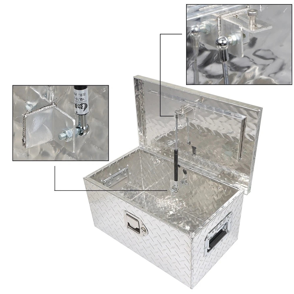 Aluminum Underbody Tool Box for Truck Trailer Pickup (20"x12"x9.5")