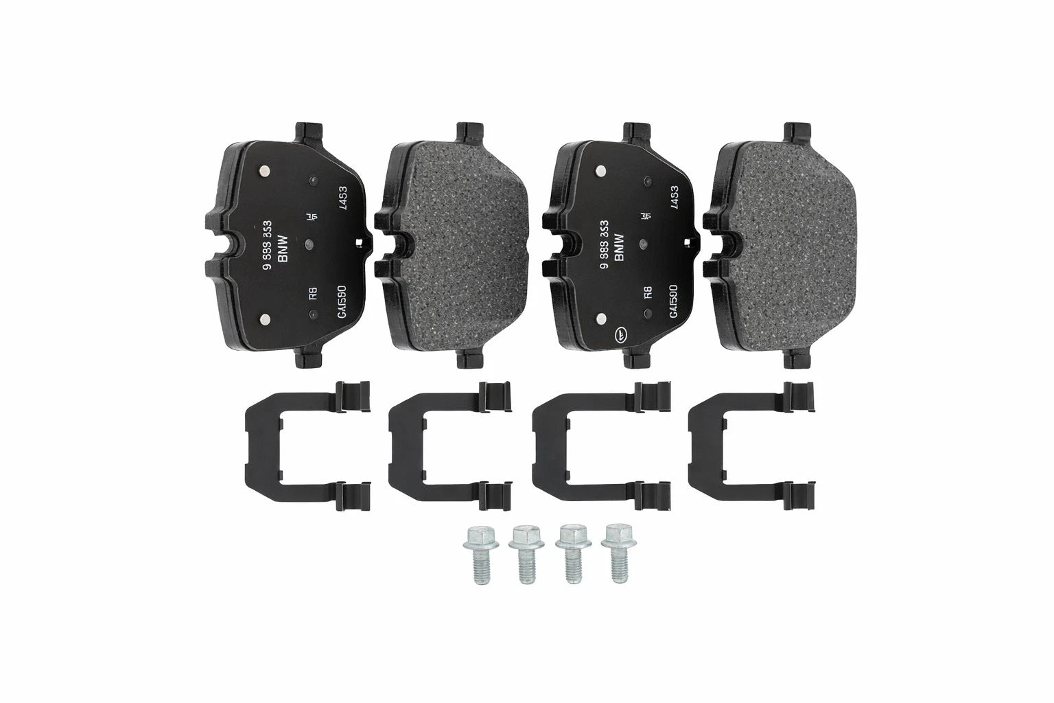 Set of 4 Rear Disc Brake Pads for BMW Z4, 330i, 330i xDrive (2003–2008)