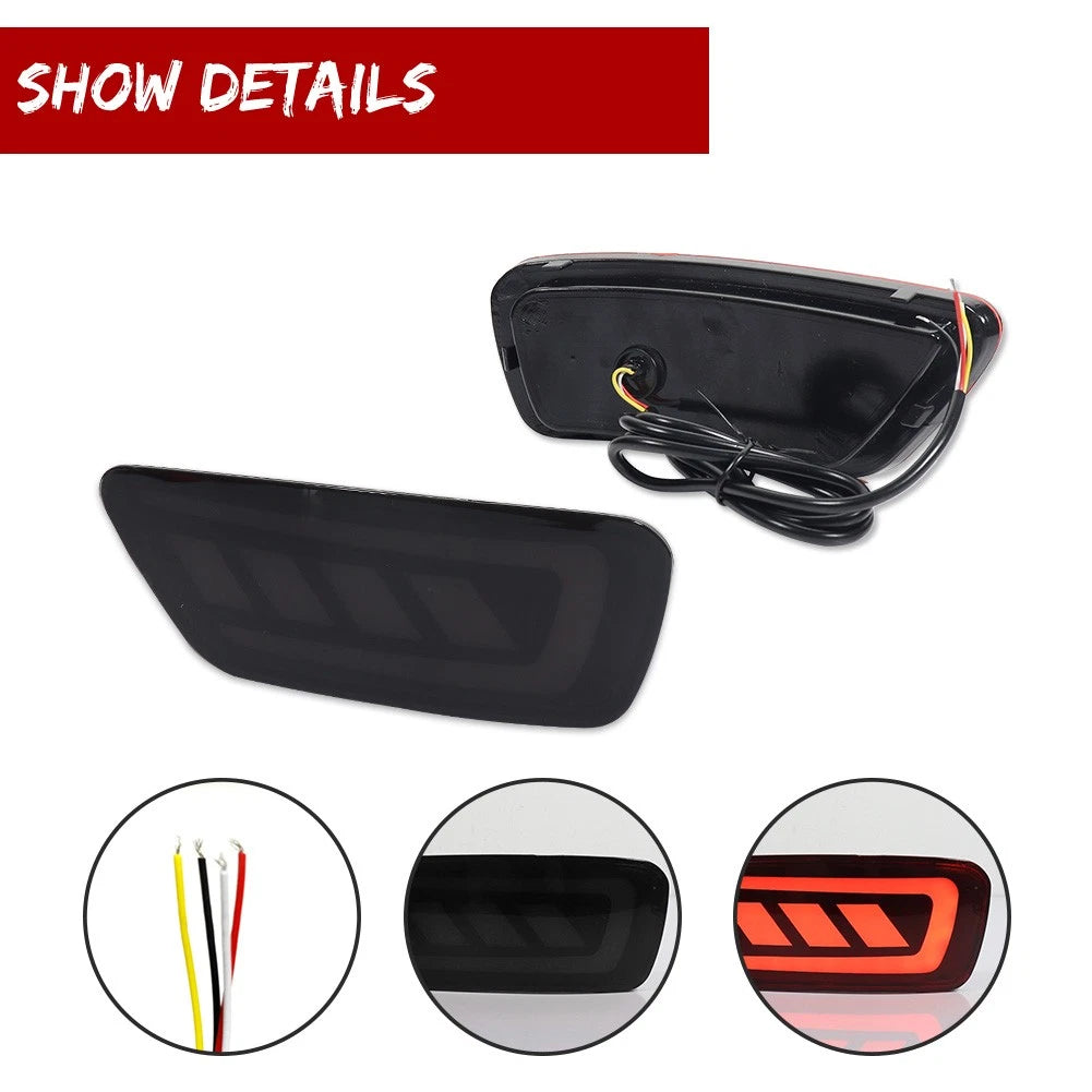 LED Rear Bumper Reflector Tail Brake Light for Jeep Grand Cherokee (2011–2020)