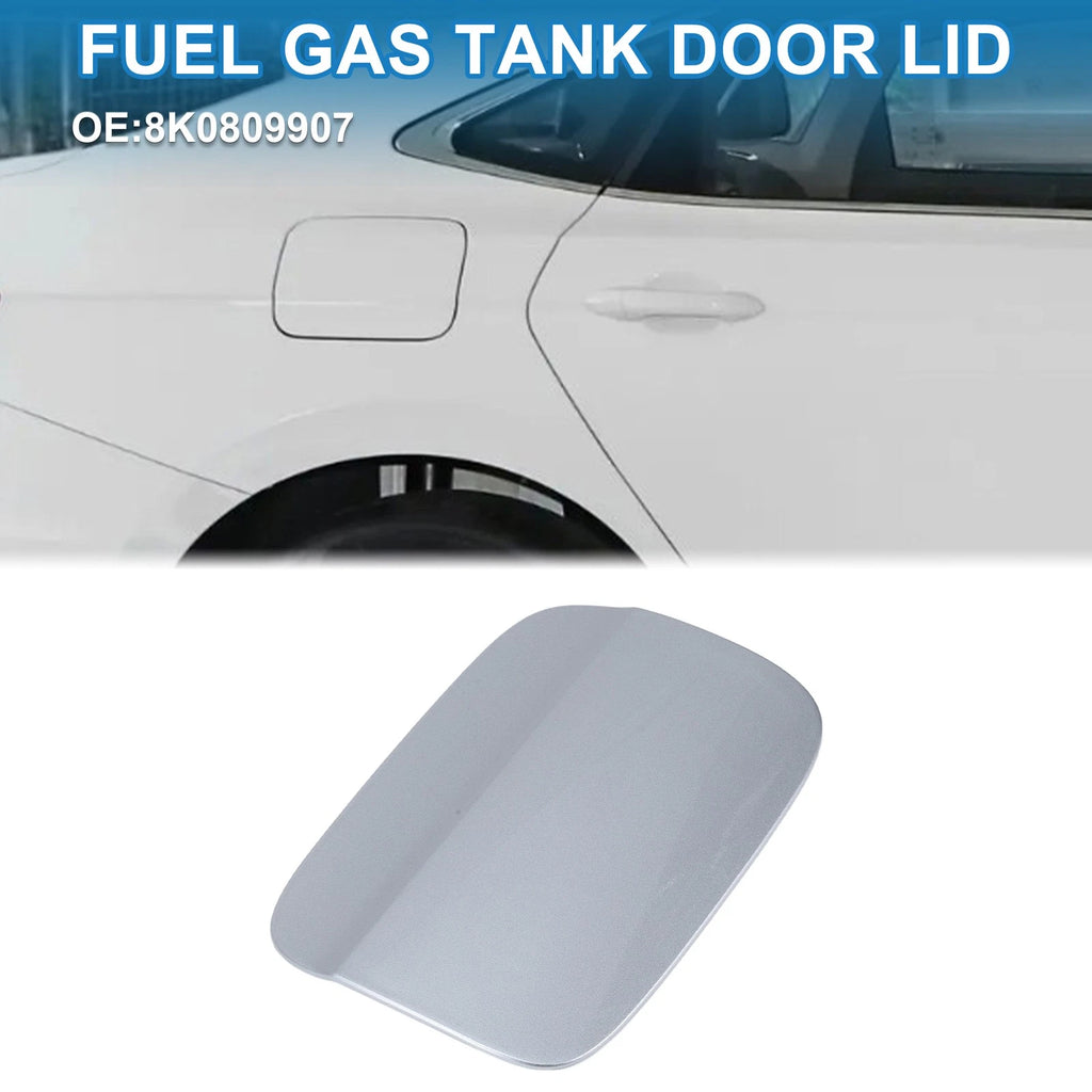 Fuel Tank Door Cap for Audi A4 (2009–2016) Fuel Filler Flap Cover Silver