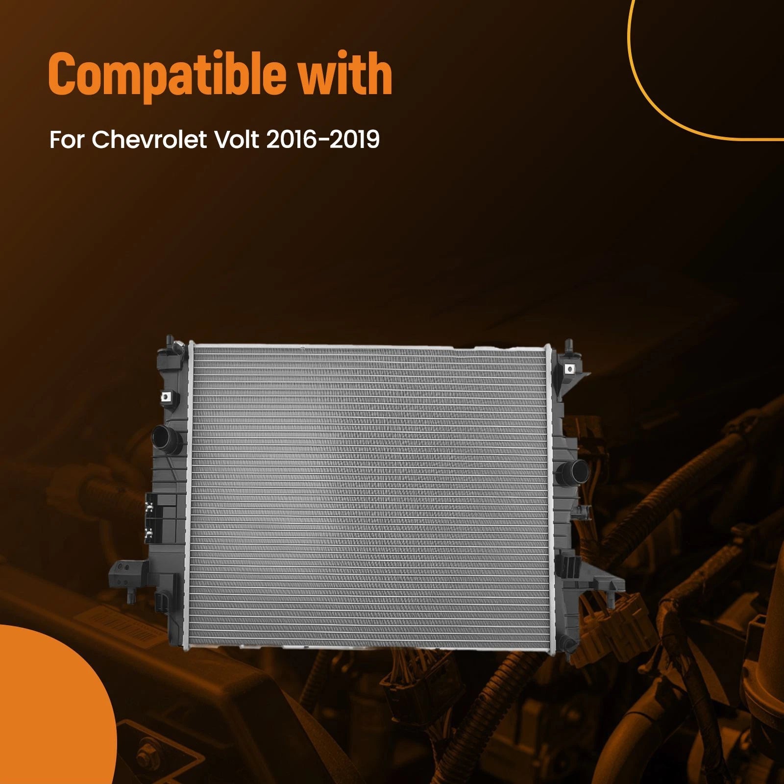 Coolant Radiator Assembly for Chevrolet Volt (2016-2019)