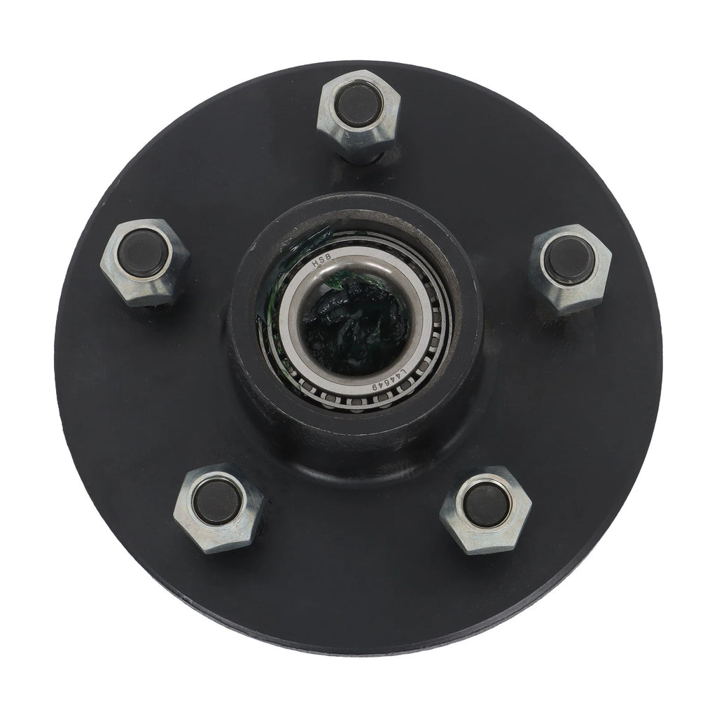 Square Trailer Hub with Bearing Kit for 3500 lbs Axle (5 on 4.5")