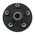 Square Trailer Hub with Bearing Kit for 3500 lbs Axle (5 on 4.5")