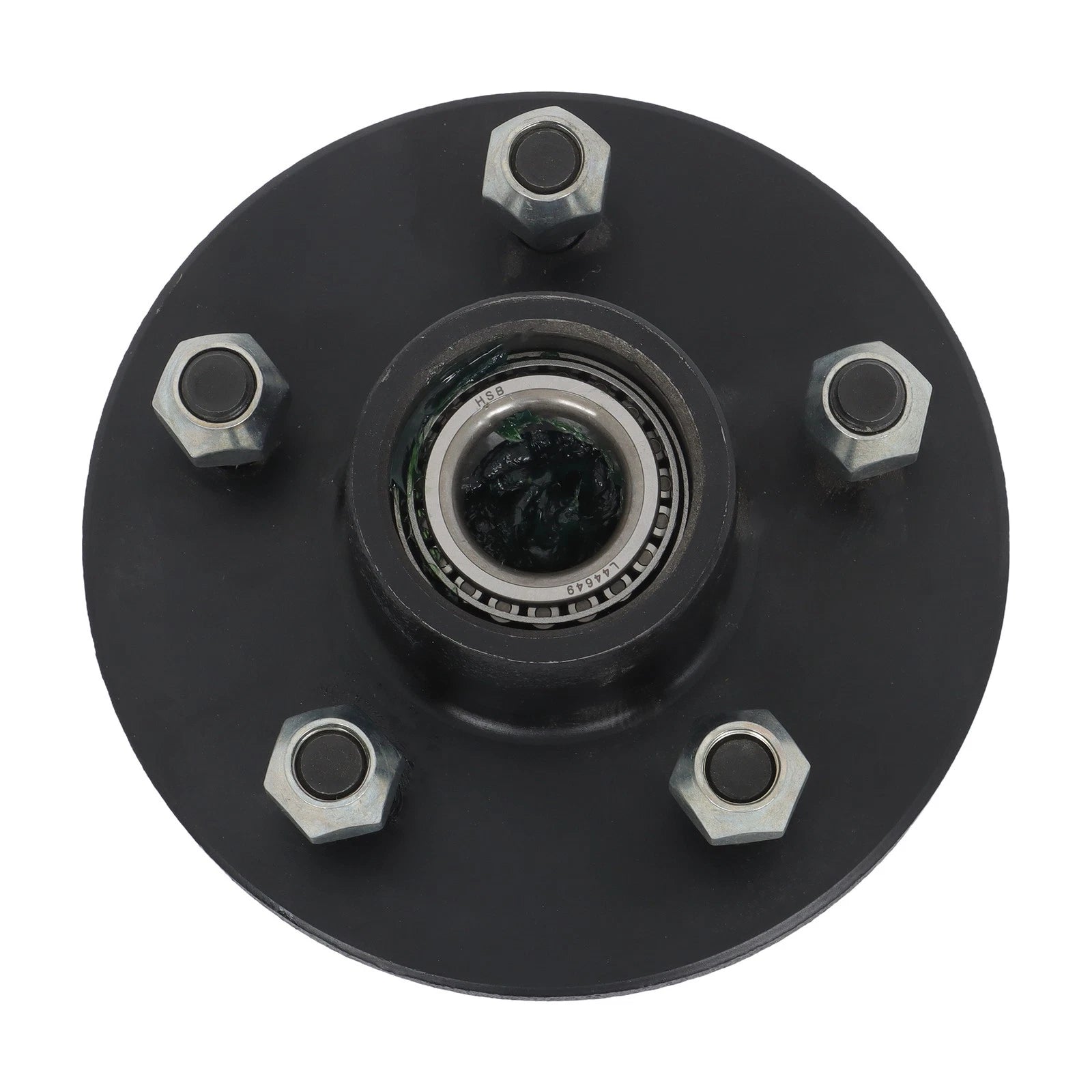 Square Trailer Hub with Bearing Kit for 3500 lbs Axle (5 on 4.5")