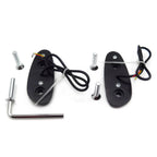 LED Signal Mirror Block Off Base Plate for Suzuki GSXR 600 750 (2001–2004)