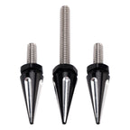 3X Black Spike Windshield Bolts for Street Glide Electra Glide Touring (2014–2024)
