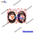 2 Sets Piston Ring Set Z600 ZB600 for Kubota B4200 (119623-22500)