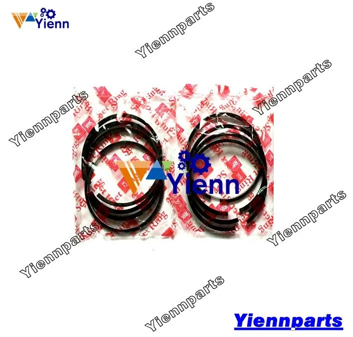 2 Sets Piston Ring Set Z600 ZB600 for Kubota B4200 (119623-22500)