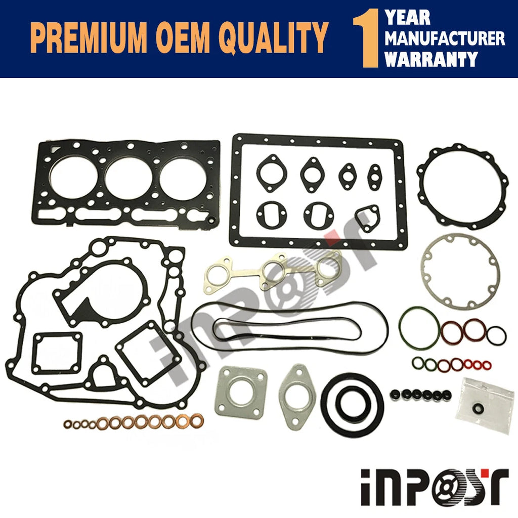 Overhaul Full Head Gasket Set Kit for Kubota D905